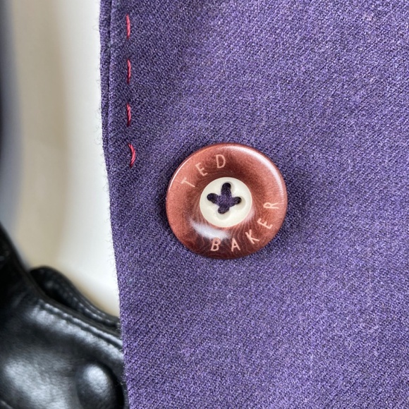 Ted Baker Blazer with Amazing Humorist Lining, Size 0 - Picture 9 of 15